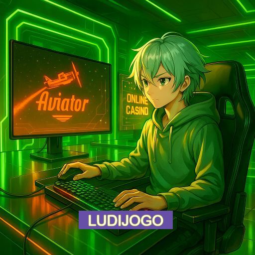 Imagem promocional do app oficial LUDIJOGO destacando a conveniência de jogar cassino online pelo celular ou navegador