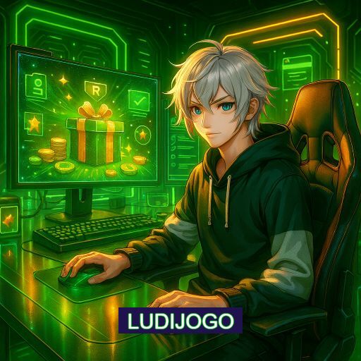 Imagem promocional do app oficial LUDIJOGO destacando a conveniência de jogar cassino online pelo celular ou navegador