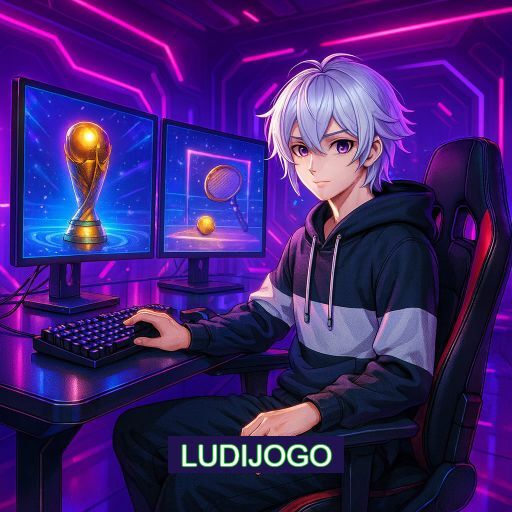 Imagem promocional do app oficial LUDIJOGO destacando a conveniência de jogar cassino online pelo celular ou navegador