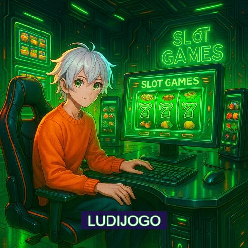 Imagem promocional do app oficial LUDIJOGO destacando a conveniência de jogar cassino online pelo celular ou navegador
